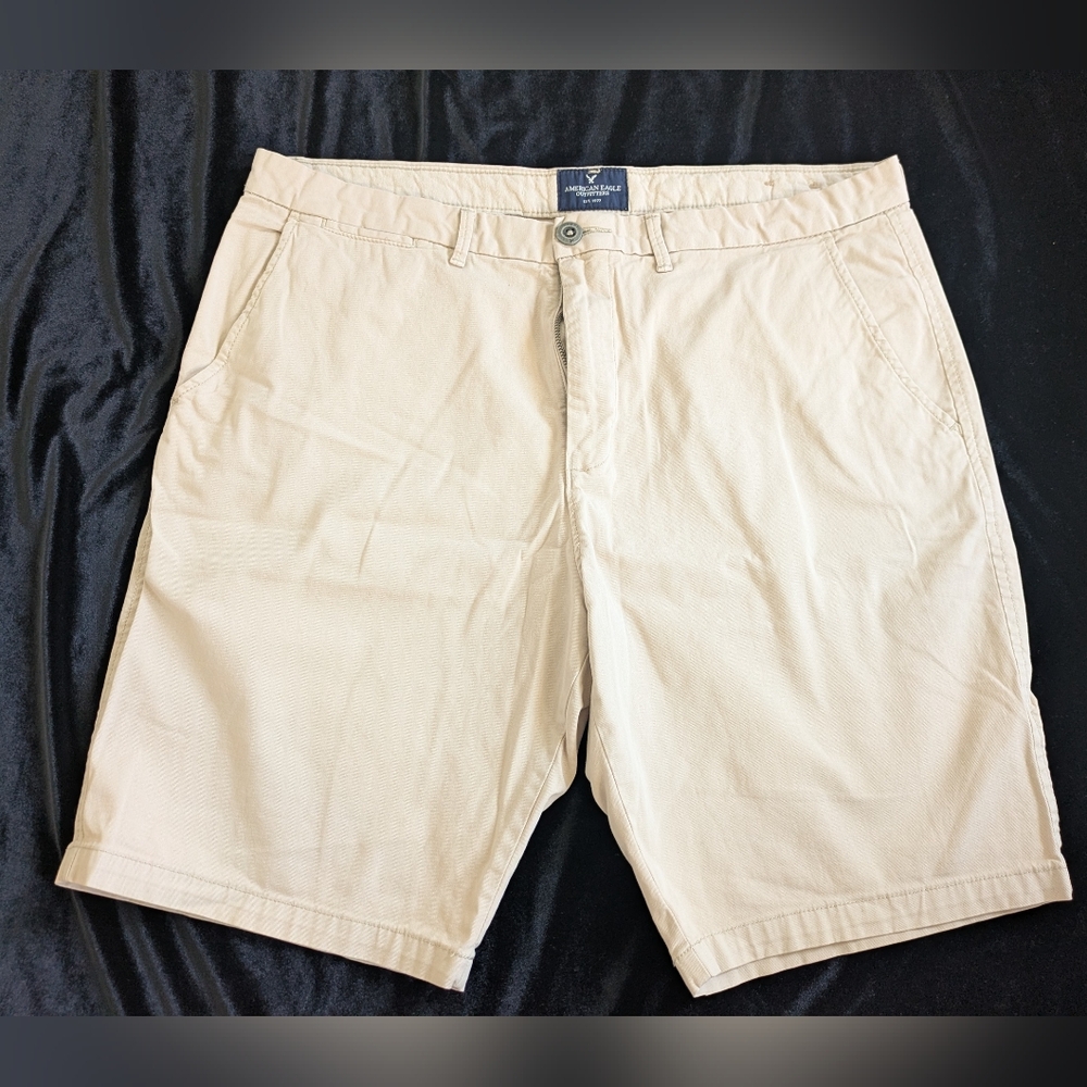 American Eagle Outfitters Khaki Flat Front Shorts